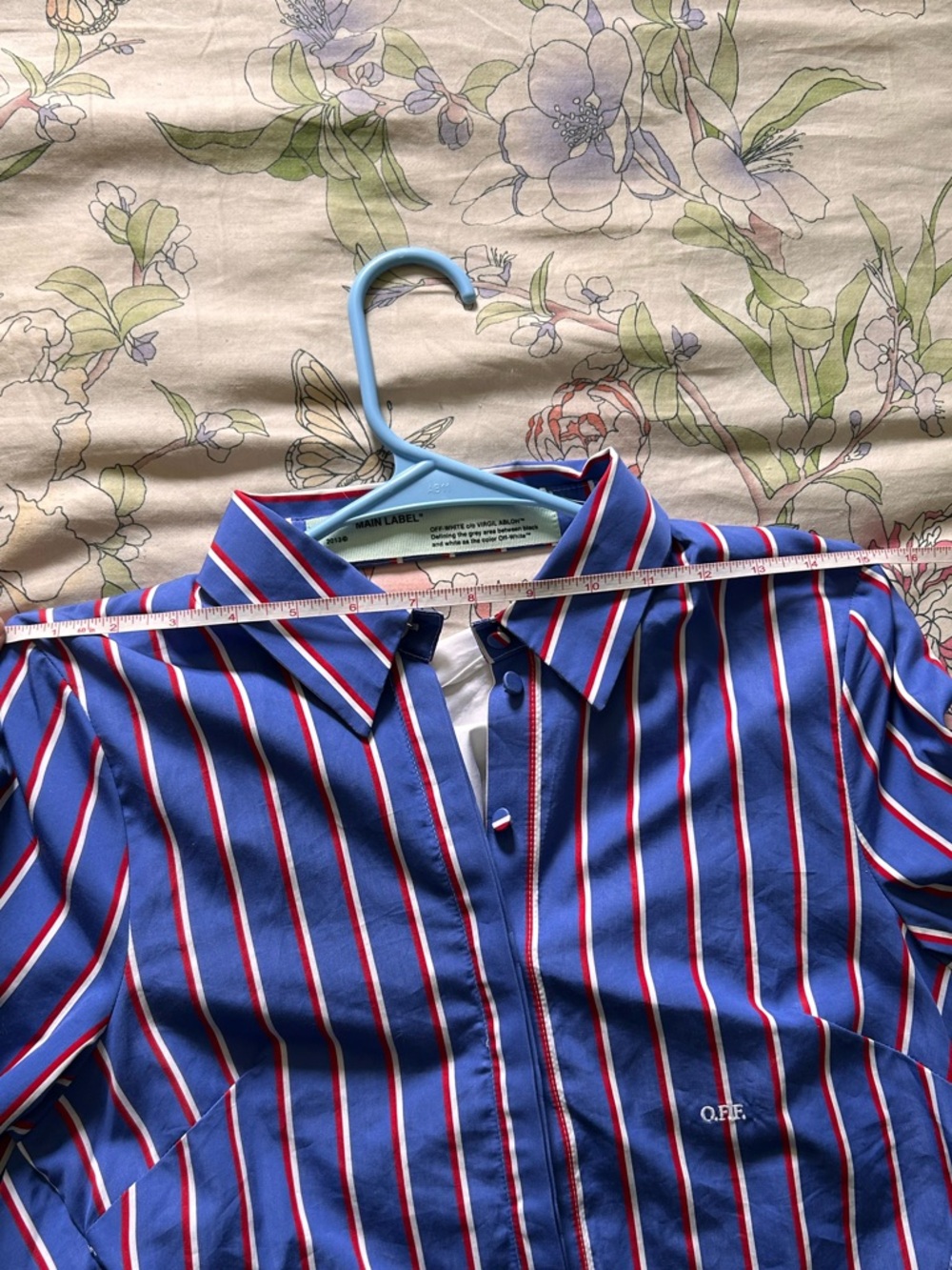 Off-White 2018 Striped Open-back Long Sleeve Shirt - Picture 5 of 5
